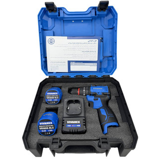 پیچ گوشتی شارژی ویوارکس مدل VR1608 BLX پک پلمپ اصلی اورجینال کیفیت صنعتی